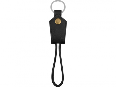 Кабель-брелок USB-MicroUSB Pelle, черный