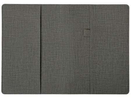 Двустороннее портфолио из рпет-фетра и искусственной кожи Felt, серый