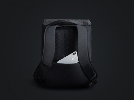 Водостойкий антикражный рюкзак Clickpack для ноутбука 15.6, черный