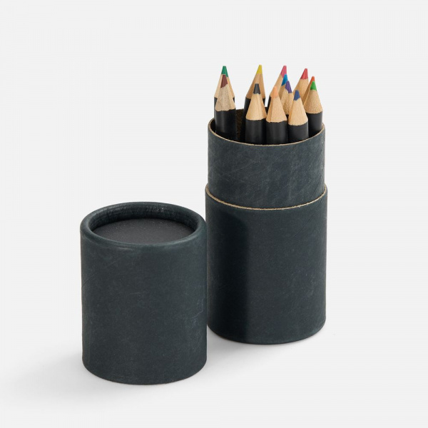 Набор цветных карандашей Pencilvania Tube Plus, черный