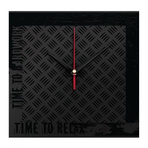 Часы Hard Work Black с логотипом в PrimeSV