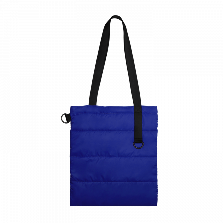 Шоппер Superbag Bubble New, со скрытой магнитной кнопкой (синий с черным)