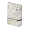 Ежедневник с каменной бумагой недатированный А5 Carrara, белый