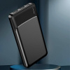 Зарядное устройство "Ten" 10000 mAh, цвет черный