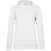 Толстовка с капюшоном женская Hoodie, белая, размер XL